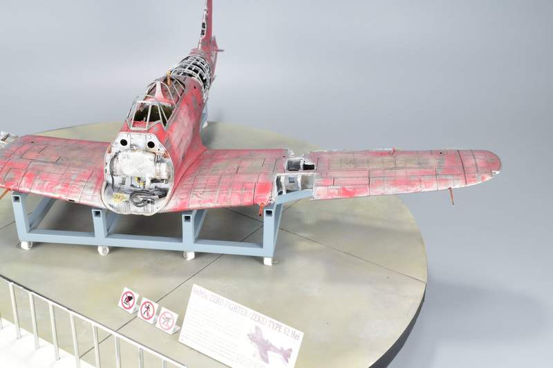 SAコン 零戦52型丙 展示作品 ウェザリング仕上げ